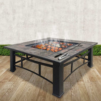 Thumbnail for 4 in 1 Outdoor Fire Pit BBQ Grill Smoker - Outdoor Immersion