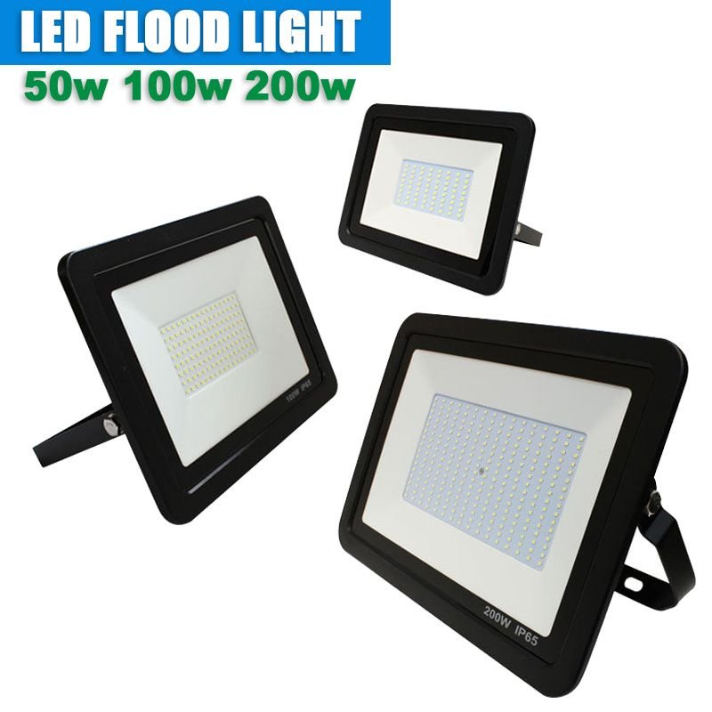 4 x 50W New Stylish LED Slim Flood Light AU Plug IP65 Indoor Outdoor - Outdoor Immersion