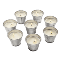 Thumbnail for 8x Mosquito Insect Bug Repellent Small Bucket Citronella Candles - Outdoor Immersion