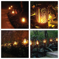 Thumbnail for 96 LED Bulbs Torch Solar Garden Outdoor Flame Dancing Flickering Light Auto Lamp - Outdoor Immersion
