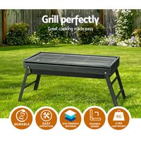 Thumbnail for Grillz BBQ Grill Charcoal Smoker Foldable