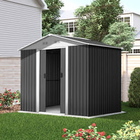 Thumbnail for Giantz Garden Shed 2.58x2.07M Sheds Outdoor Storage Workshop Metal Shelter Sliding Door