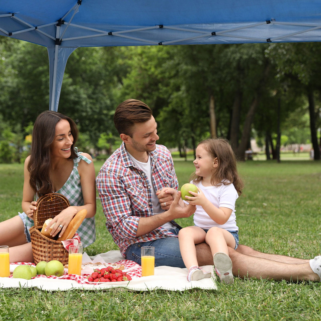 Arcadia Furniture 3M x 3M Outdoor Folding Tent - Navy - Outdoor Immersion