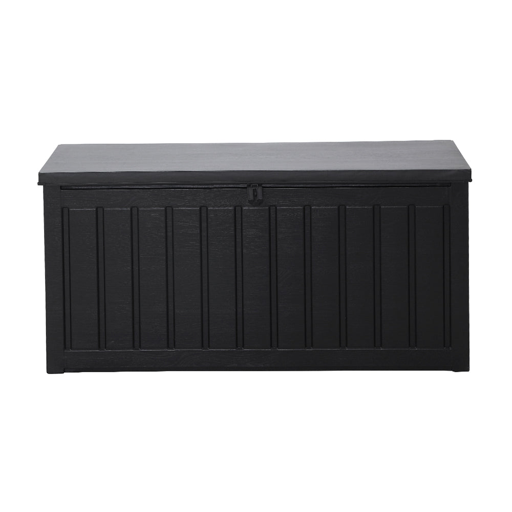 Gardeon 240L Outdoor Storage Box Lockable Bench Seat Garden Deck Toy Tool Sheds - Outdoor Immersion