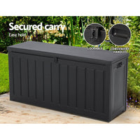 Thumbnail for Gardeon 240L Outdoor Storage Box Lockable Bench Seat Garden Deck Toy Tool Sheds - Outdoor Immersion