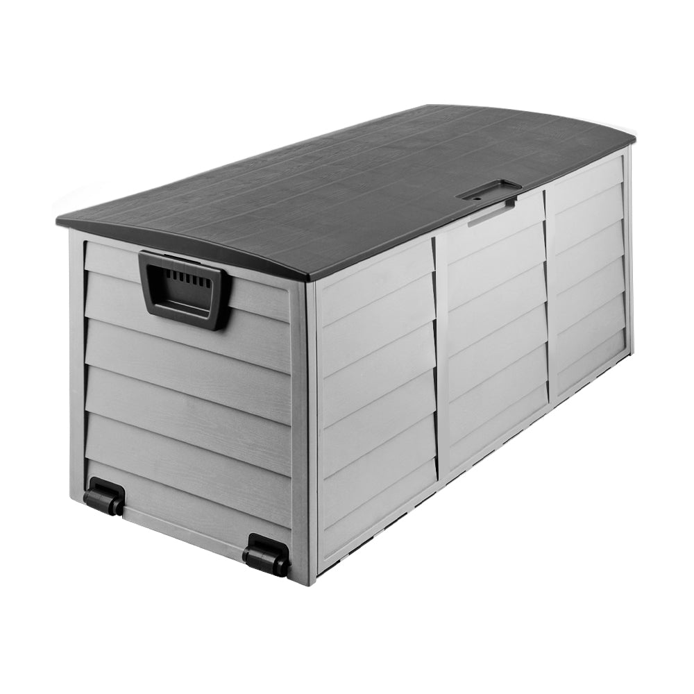 Gardeon 290L Outdoor Storage Box - Black - Outdoor Immersion