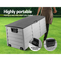 Thumbnail for Gardeon 290L Outdoor Storage Box - Black - Outdoor Immersion