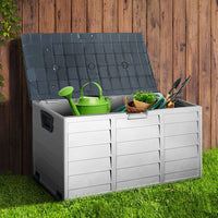 Thumbnail for Gardeon 290L Outdoor Storage Box - Grey - Outdoor Immersion