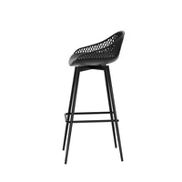 Thumbnail for Gardeon 4pcs Outdoor Bar Stools Plastic Metal Bistro Patio Dining Chair Balcony - Outdoor Immersion