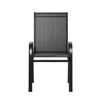 Thumbnail for Gardeon 4X Outdoor Stackable Chairs Lounge Chair Bistro Set Patio Furniture - Outdoor Immersion