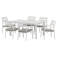 Thumbnail for Gardeon 7 Piece Outdoor Dining Set Aluminum Table Chairs 6-seater Lounge Setting - Outdoor Immersion