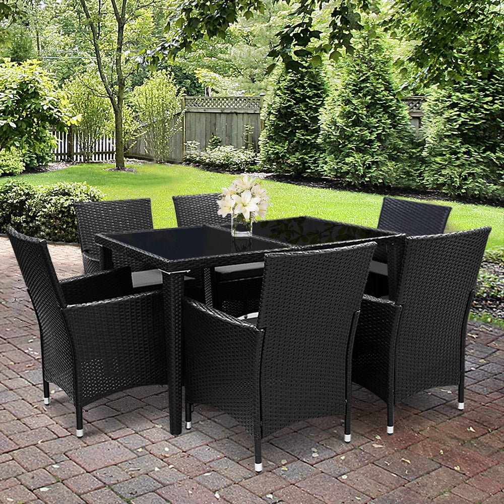 Gardeon Outdoor Furniture 7pcs Dining Set - Outdoor Immersion