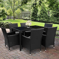 Thumbnail for Gardeon Outdoor Furniture 7pcs Dining Set - Outdoor Immersion