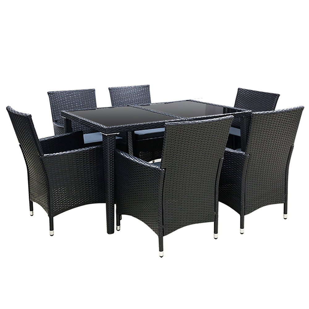 Gardeon Outdoor Furniture 7pcs Dining Set - Outdoor Immersion