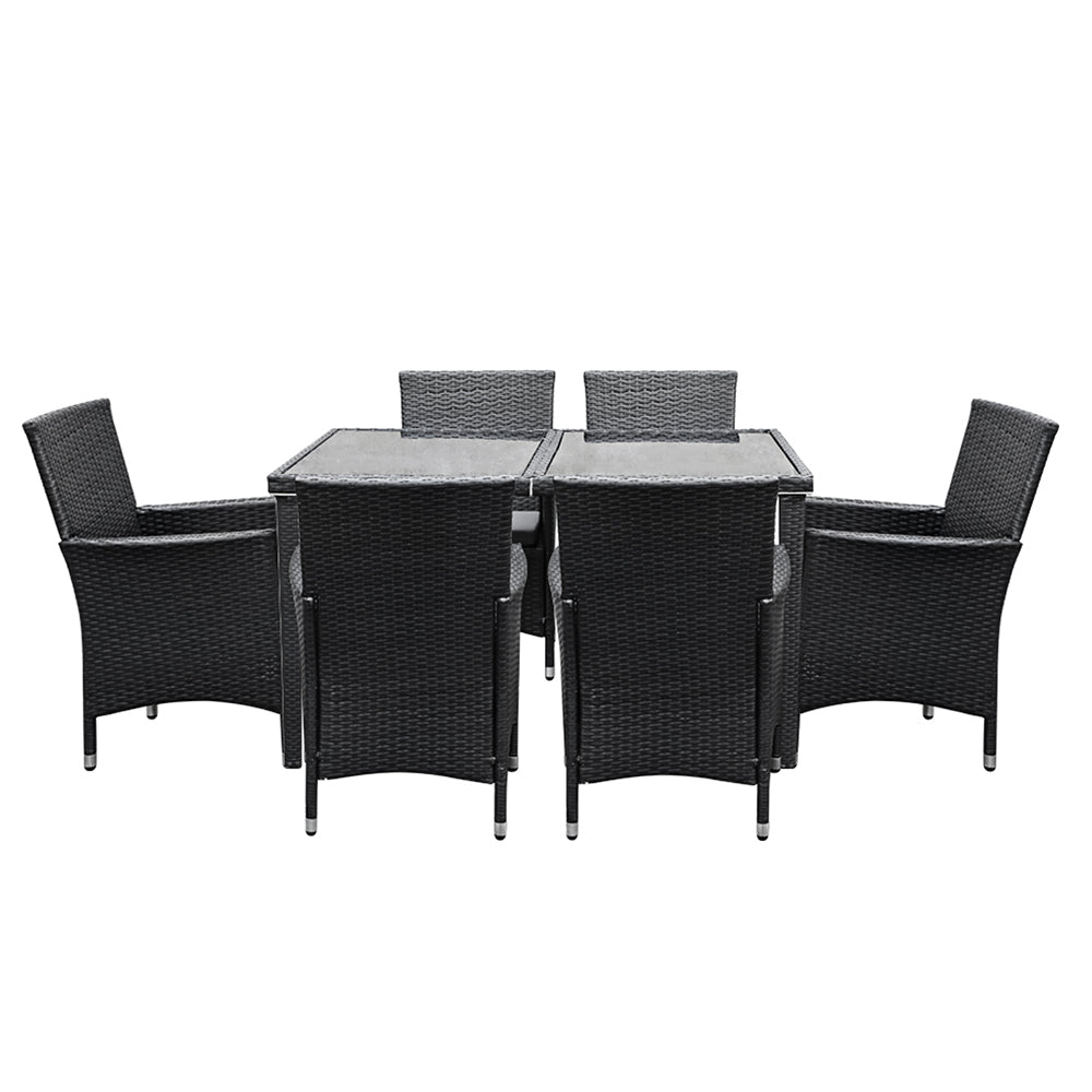 Gardeon Outdoor Furniture 7pcs Dining Set - Outdoor Immersion