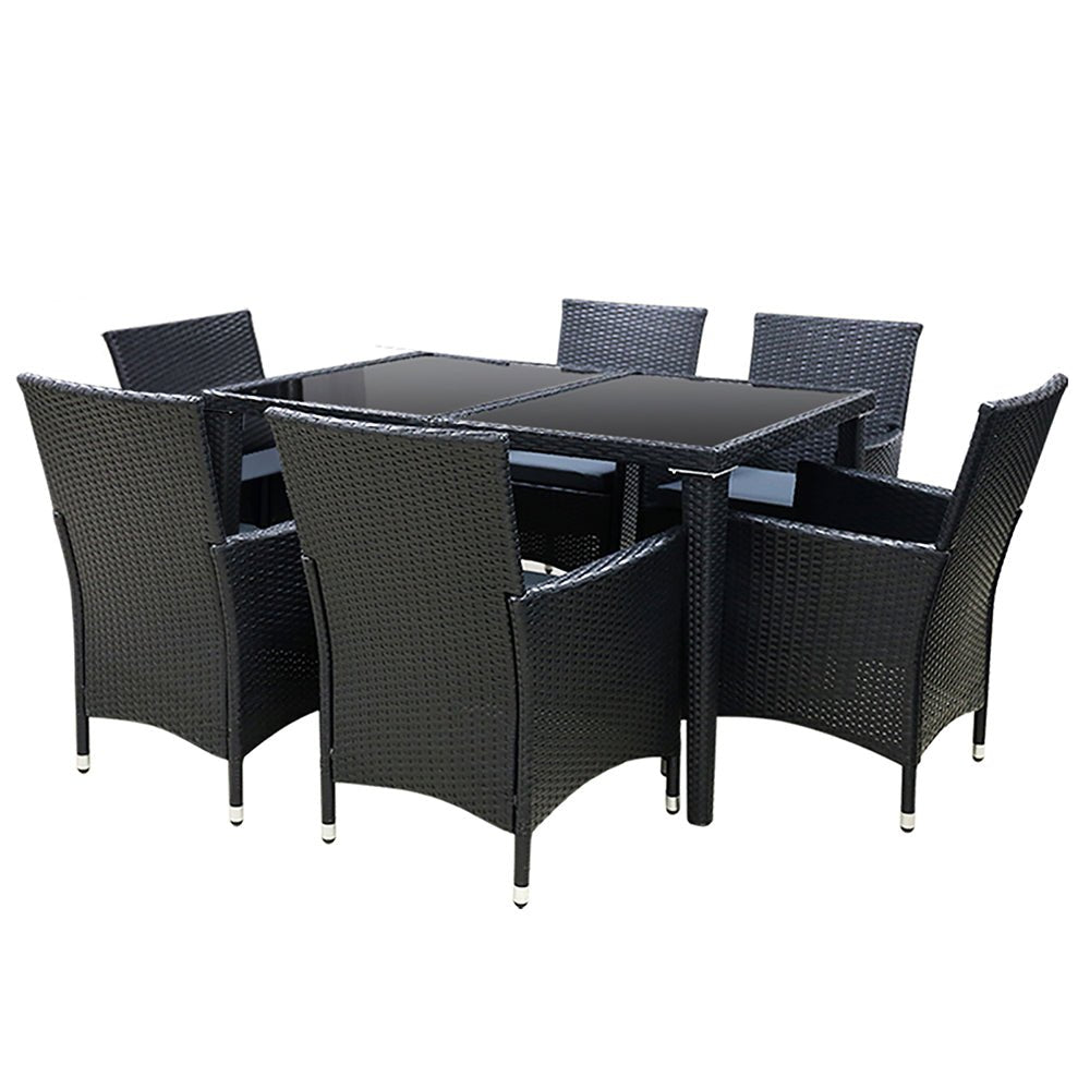 Gardeon Outdoor Furniture 7pcs Dining Set - Outdoor Immersion