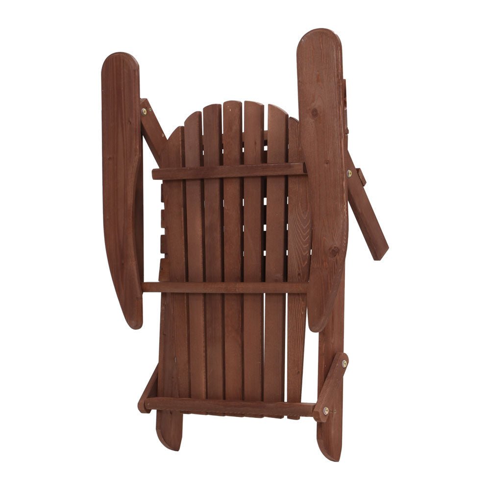 Gardeon Outdoor Furniture Beach Chair Wooden Adirondack Patio Lounge Garden - Outdoor Immersion