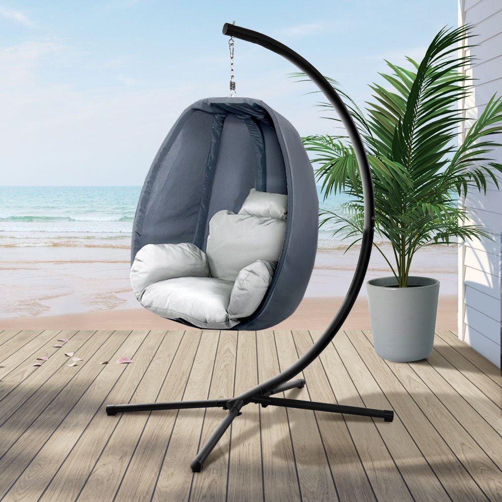 Gardeon Outdoor Furniture Egg Hammock Hanging Swing Chair Pod Lounge Chairs - Outdoor Immersion