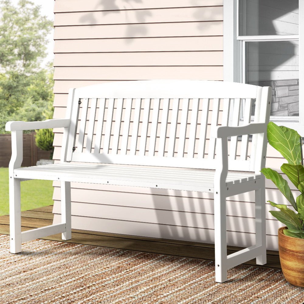 Gardeon Outdoor Garden Bench Seat Wooden Chair Patio Furniture Timber Lounge - Outdoor Immersion