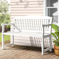 Thumbnail for Gardeon Outdoor Garden Bench Seat Wooden Chair Patio Furniture Timber Lounge - Outdoor Immersion