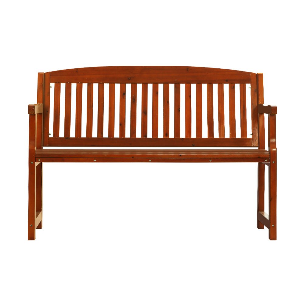 Gardeon Outdoor Garden Bench Seat Wooden Chair Patio Furniture Timber Lounge - Outdoor Immersion