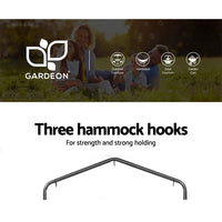 Thumbnail for Gardeon Outdoor Hammock Chair with Stand Swing Hanging Hammock Garden Cream - Outdoor Immersion