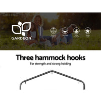 Thumbnail for Gardeon Outdoor Hammock Chair with Stand Swing Hanging Hammock Pillow Rainbow - Outdoor Immersion