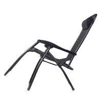 Thumbnail for Gardeon Outdoor Portable Recliner - Black - Outdoor Immersion