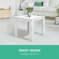 Thumbnail for Gardeon Outdoor Side Beach Table - White - Outdoor Immersion