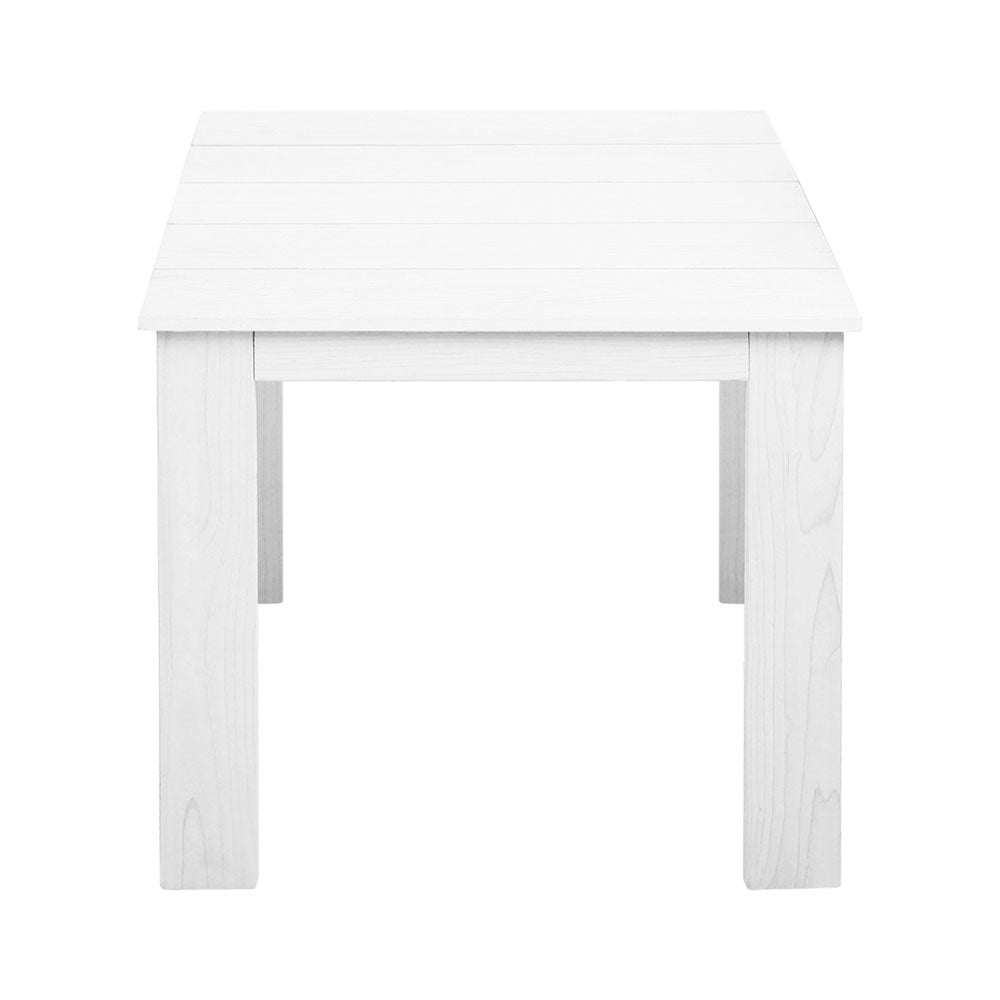 Gardeon Outdoor Side Beach Table - White - Outdoor Immersion