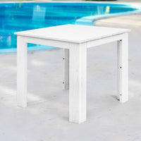 Thumbnail for Gardeon Outdoor Side Beach Table - White - Outdoor Immersion