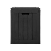 Thumbnail for Gardeon Outdoor Storage Box 118L Container Lockable Indoor Garden Toy Tool Shed Black - Outdoor Immersion