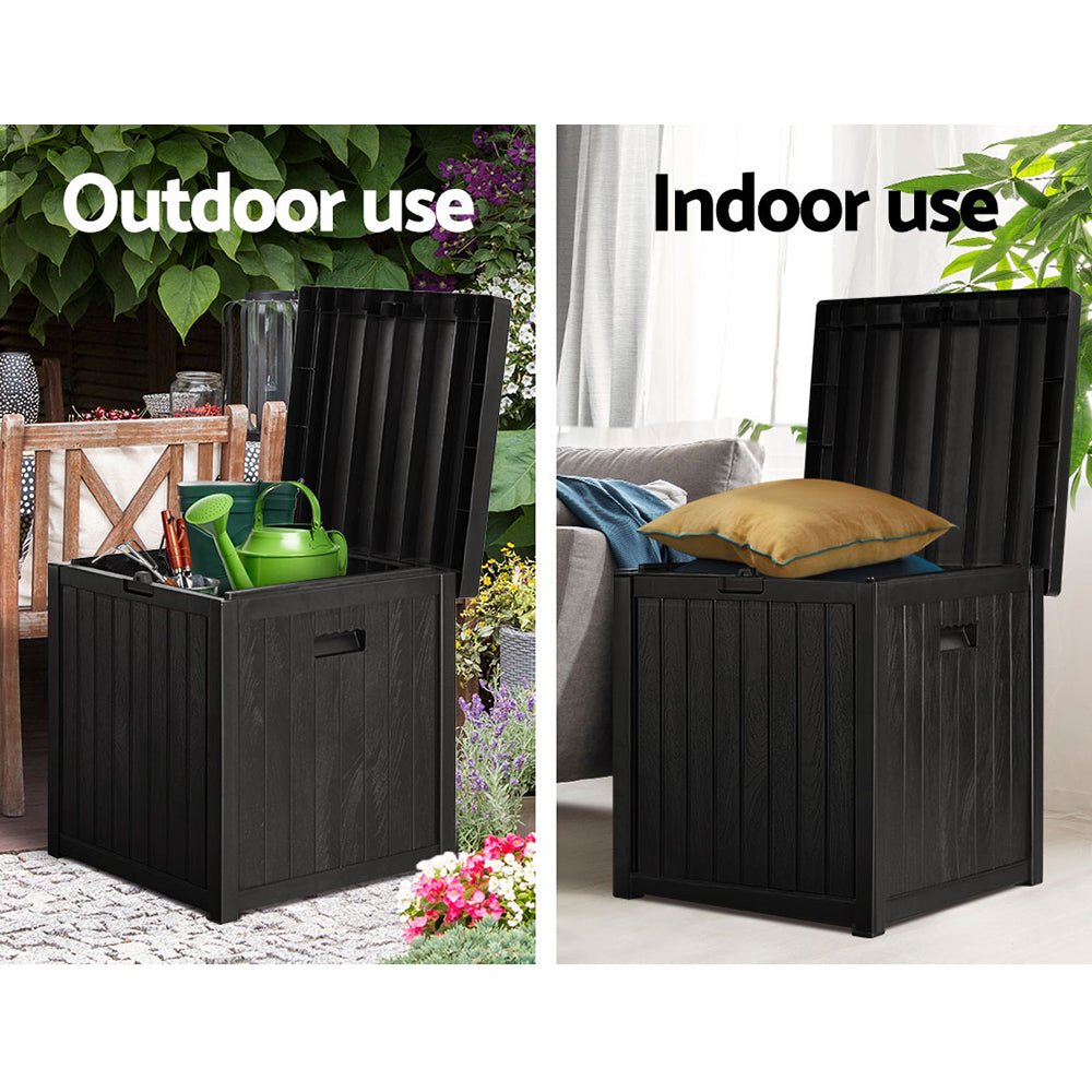 Gardeon Outdoor Storage Box 195L Bench Seat Garden Deck Toy Tool Sheds - Outdoor Immersion