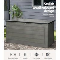 Thumbnail for Gardeon Outdoor Storage Box 680L Container Indoor Garden Bench Tool Sheds Chest - Outdoor Immersion