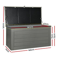 Thumbnail for Gardeon Outdoor Storage Box 680L Container Indoor Garden Bench Tool Sheds Chest - Outdoor Immersion
