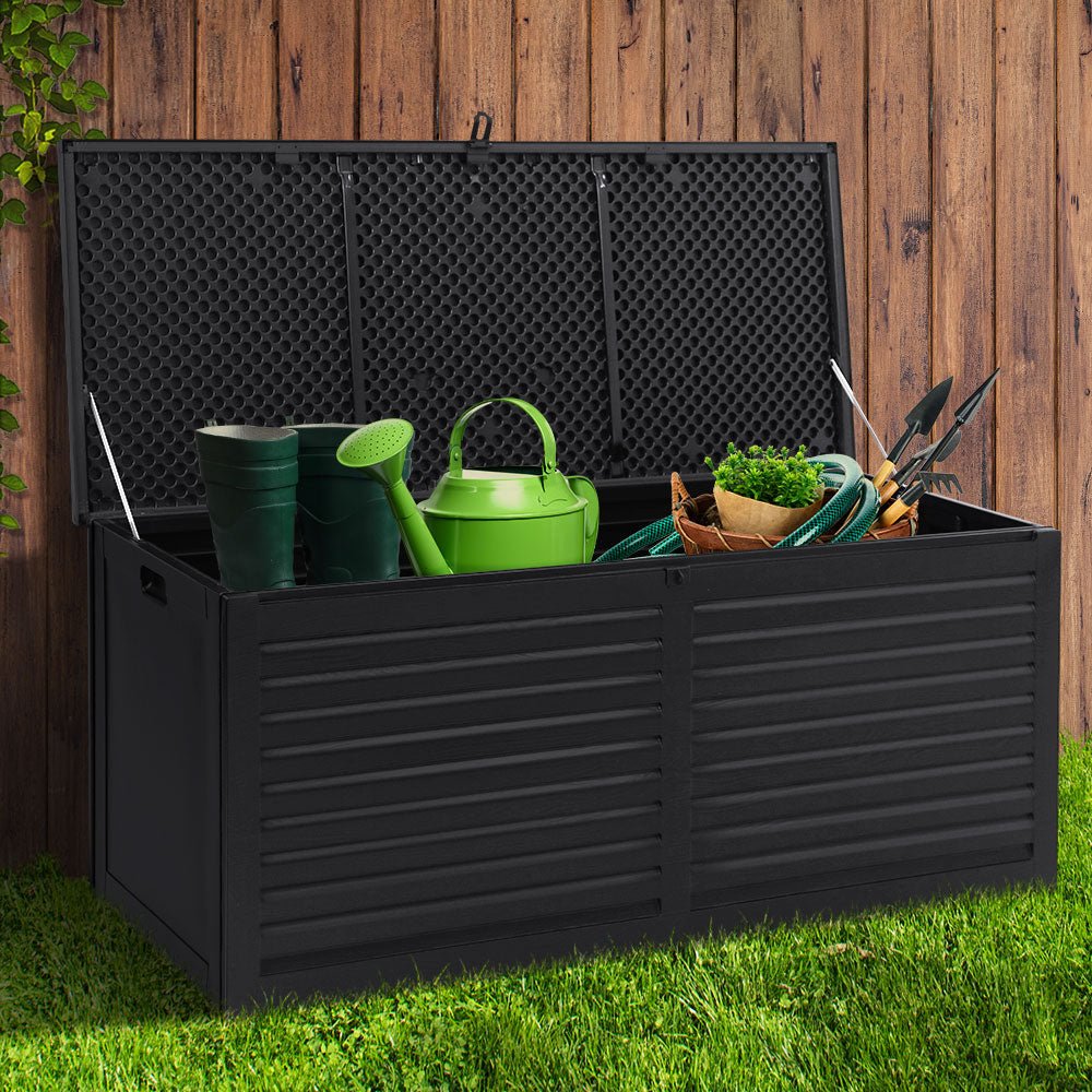 Gardeon Outdoor Storage Box Container Indoor Garden Toy Tool Sheds Chest 490L - Outdoor Immersion