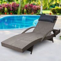 Thumbnail for Gardeon Outdoor Sun Lounge Furniture Day Bed Wicker Pillow Sofa Set - Outdoor Immersion