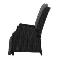 Thumbnail for Gardeon Recliner Chair Sun lounge Setting Outdoor Furniture Patio Wicker Sofa - Outdoor Immersion