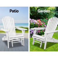 Thumbnail for Gardeon Set of 2 Outdoor Sun Lounge Chairs Patio Furniture Lounger Beach Chair Adirondack - Outdoor Immersion