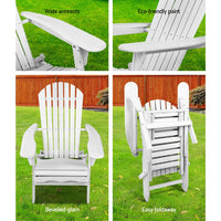 Thumbnail for Gardeon Set of 2 Outdoor Sun Lounge Chairs Patio Furniture Lounger Beach Chair Adirondack - Outdoor Immersion