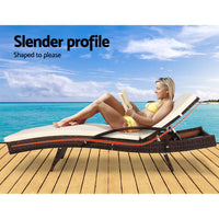 Thumbnail for Gardeon Set of 2 Sun Lounge Outdoor Furniture Day Bed Rattan Wicker Lounger Patio - Outdoor Immersion