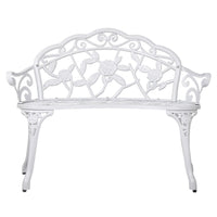 Thumbnail for Gardeon Victorian Garden Bench White - Outdoor Immersion