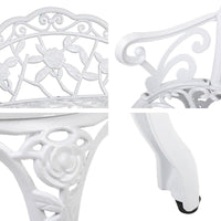 Thumbnail for Gardeon Victorian Garden Bench White - Outdoor Immersion