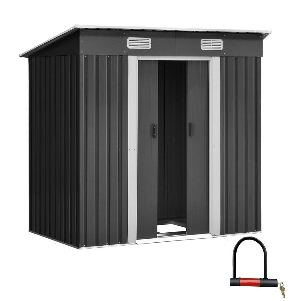 Giantz Garden Shed Outdoor Storage Sheds Tool Workshop 1.94x1.21M with Base - Outdoor Immersion