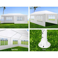 Thumbnail for Instahut Gazebo 3x6 Outdoor Marquee Side Wall Party Wedding Tent Camping White - Outdoor Immersion