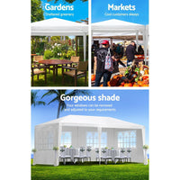 Thumbnail for Instahut Gazebo 3x6 Outdoor Marquee Side Wall Party Wedding Tent Camping White - Outdoor Immersion