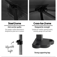 Thumbnail for Instahut Gazebo 3x6 Pop Up Marquee Folding Tent Wedding Gazebos Camping Outdoor Shade Canopy Black - Outdoor Immersion