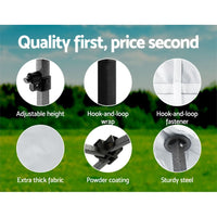 Thumbnail for Instahut Gazebo Pop Up 3x6m w/Base Podx4 Marquee Folding Outdoor Wedding Camping Tent Shade Canopy White - Outdoor Immersion