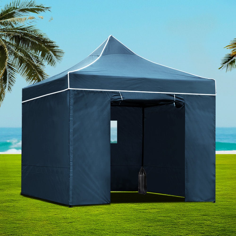 Instahut Gazebo Pop Up Marquee 3x3 Outdoor Camping Gazebos Tent Wedding Folding - Outdoor Immersion