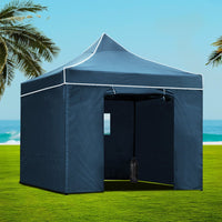 Thumbnail for Instahut Gazebo Pop Up Marquee 3x3 Outdoor Camping Gazebos Tent Wedding Folding - Outdoor Immersion